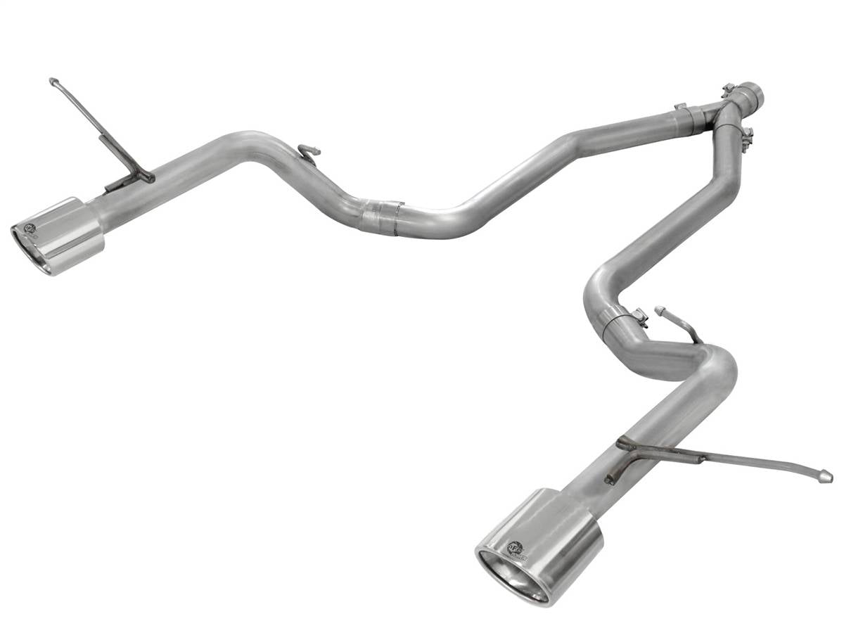 Image of aFe Power Large Bore-HD 2-1/2" 409 Stainless Steel DPF-Back Exhaust System