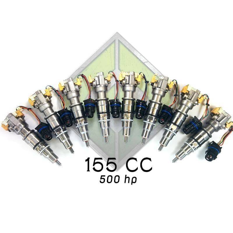 Image of Full Force Diesel 155cc Performance Injector Set For 03-07 6.0 Powerstroke