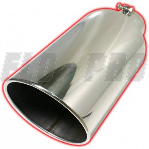 6015RAB,FLOPRO Exhaust Tip,FLOPRO 6x6x15 Stainless Steel Exhaust Tip