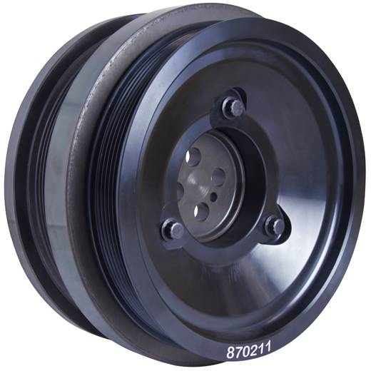 Image of Fluidampr Performance Diesel Series Damper For 03-07 6.0L Powerstroke With Dual Alternators