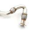 Image of Rudy's Heavy Duty 304 SS Up Pipe Kit & Turbo V-Band Clamp For 03-07 6.0 Powerstroke