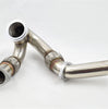 Image of Rudy's Heavy Duty 304 SS Up Pipe Kit & Turbo V-Band Clamp For 03-07 6.0 Powerstroke