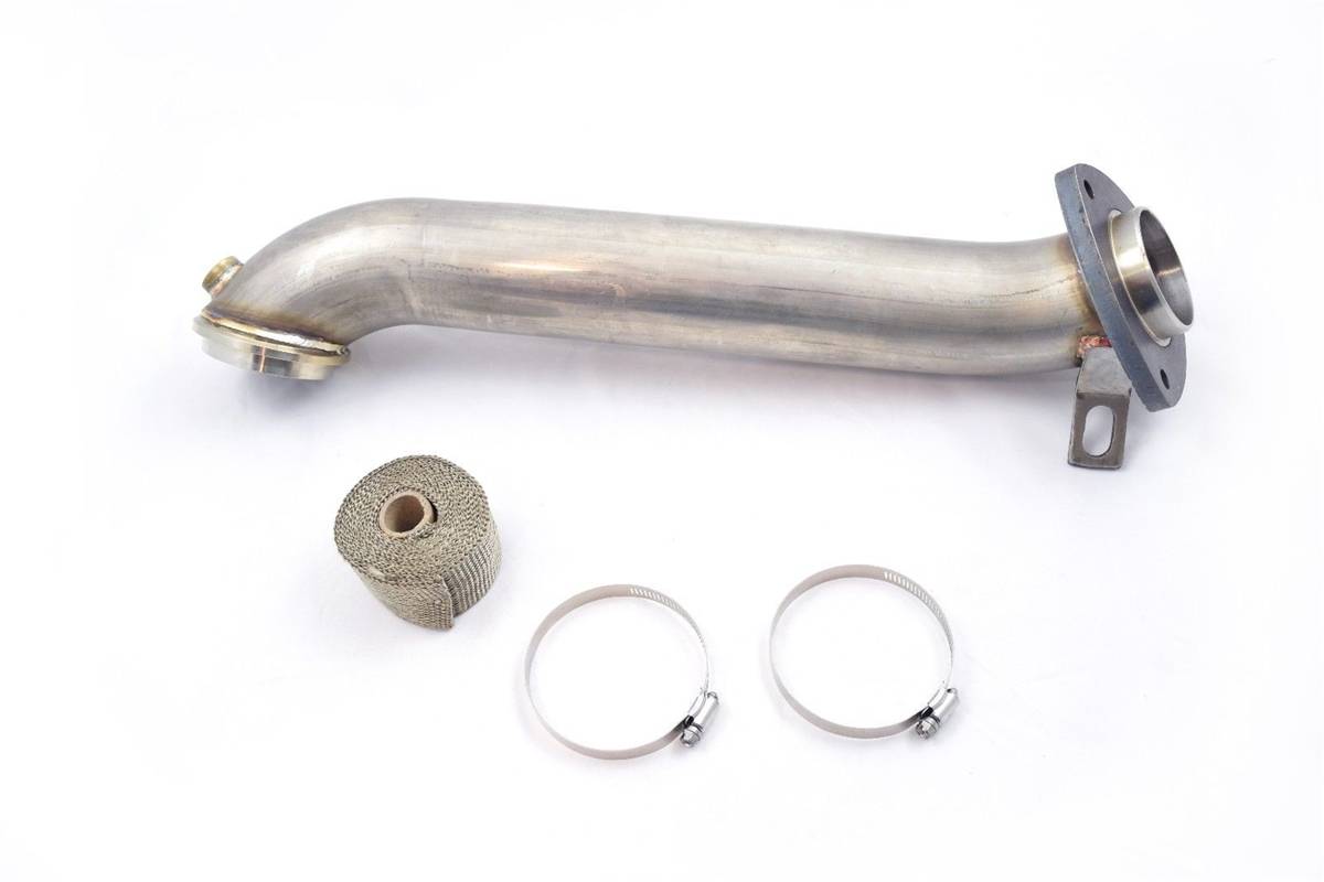 Image of Rudy's Stainless Steel 3" High Flow Down Pipe For 15.5-16 LML Duramax