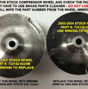 Image of Diesel Site Wicked Wheel 2 Compressor Wheel For 05-07 6.0 Powerstroke (Stock Turbo)