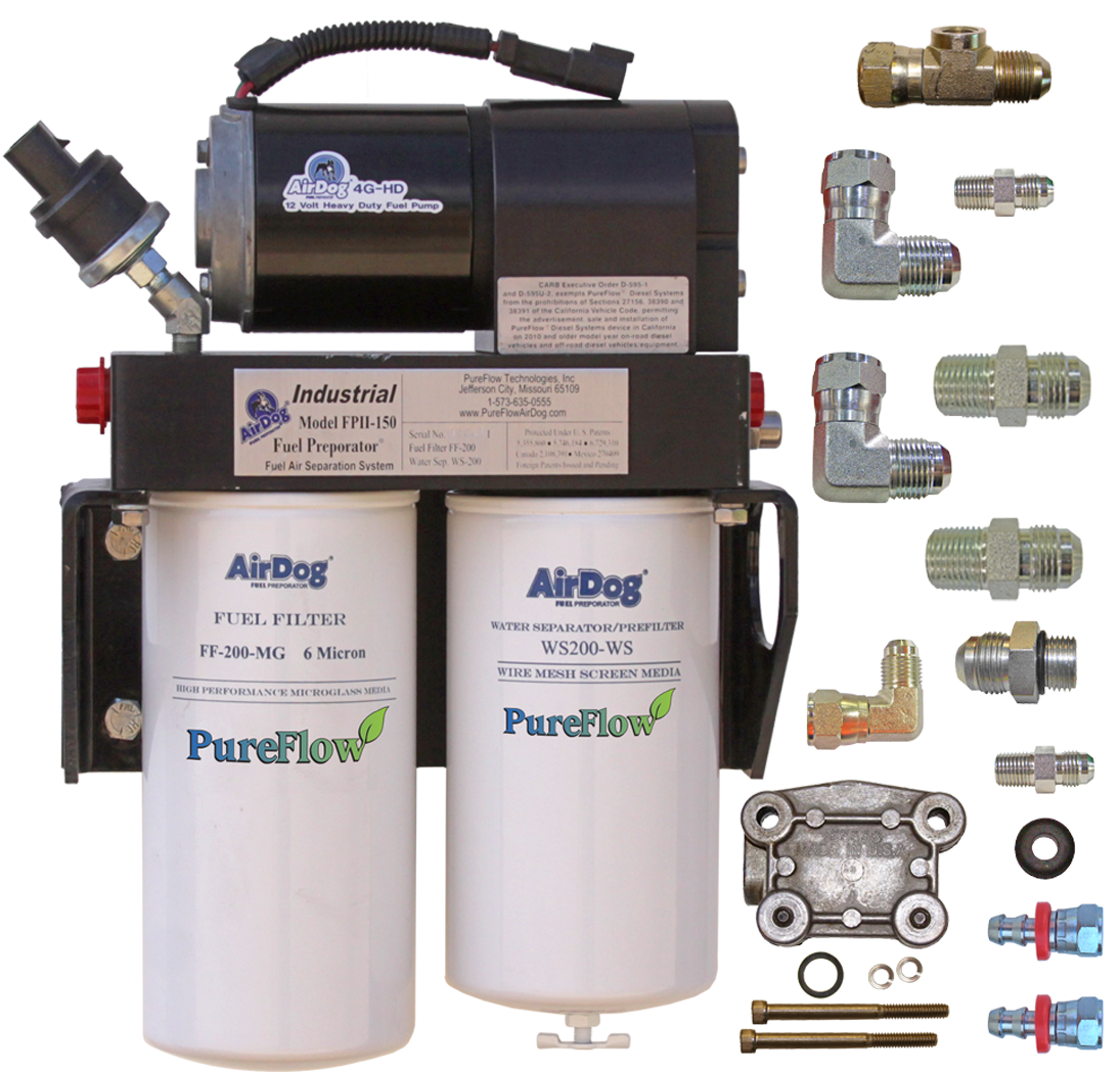 Image of AirDog FPII 4G 200 GPH For Cummins N14 With Pump Mount Fuel Filter
