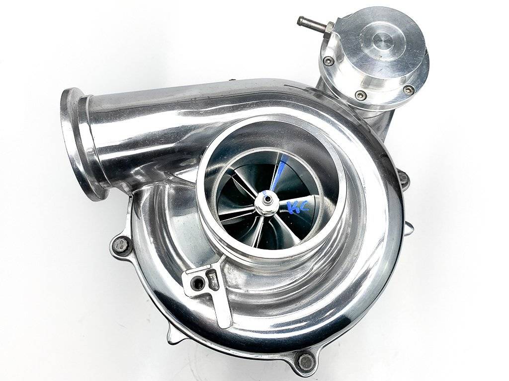 Image of KC Turbos Stock Plus Billet Turbo W/ .84 A/R Housing For Early 99 7.3 Powerstroke