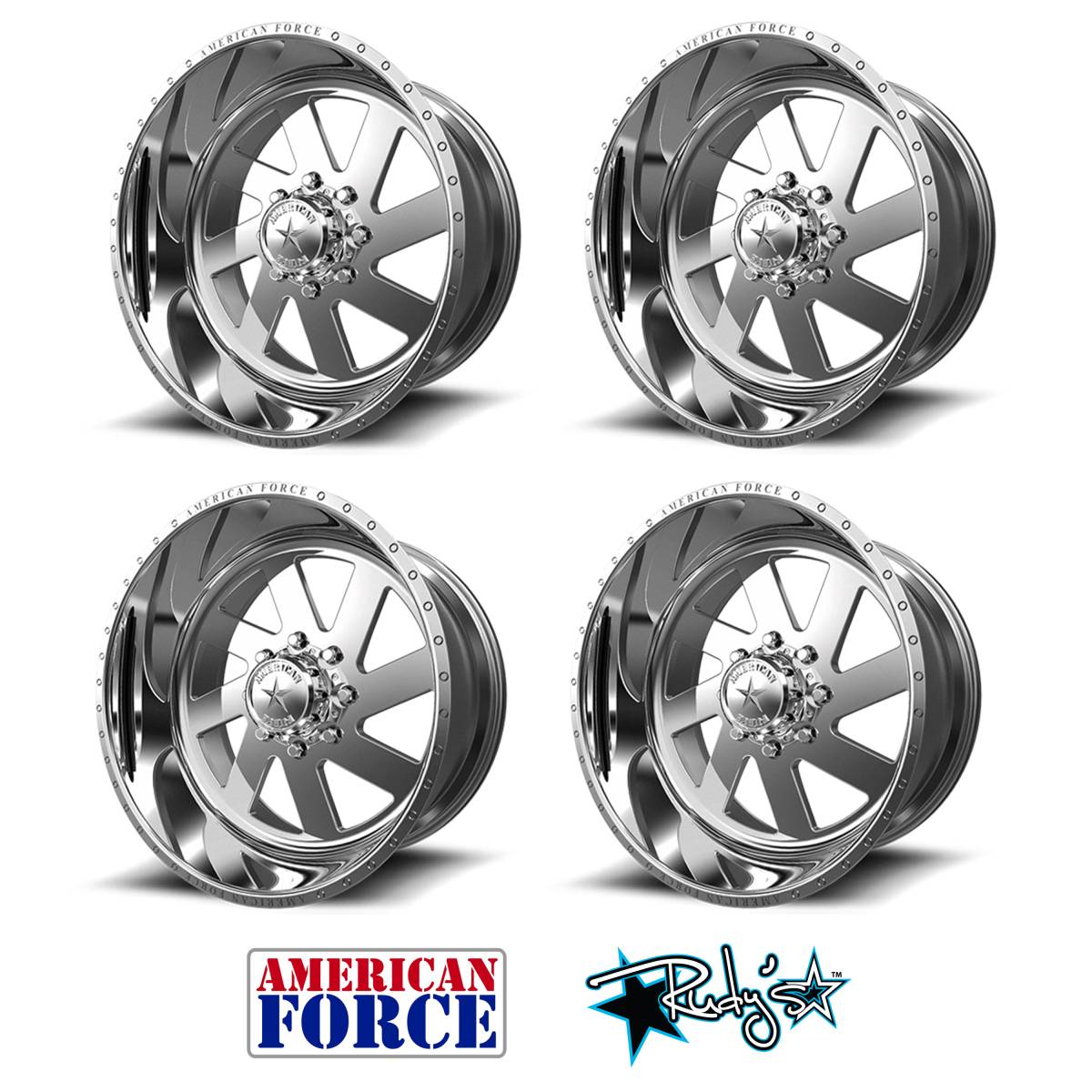 (4) American Force SS8 Fuse Wheels – Rudy's Performance Parts