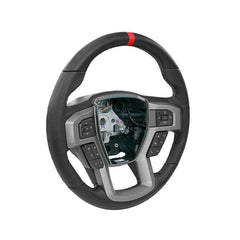 Image of Ford Performance Steering Wheel Kit w/ Red Sight Line For 17-19 F-150 Raptor