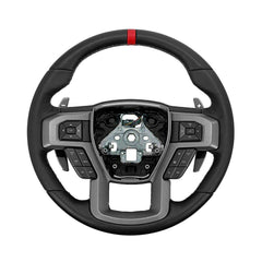 Image of Ford Performance Steering Wheel Kit w/ Red Sight Line For 17-19 F-150 Raptor