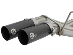 Image of aFe Power Rebel Series 3" 409 Stainless Steel Cat-Back Exhaust System (Black Tips) For 17-19 F-150 Raptor