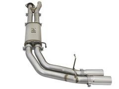 Image of aFe Power Rebel Series 3" 409 Stainless Steel Cat-Back Exhaust System (Polished Tips) For 17-19 F-150 Raptor