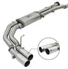 Image of aFe Power Rebel Series 3" 409 Stainless Steel Cat-Back Exhaust System (Polished Tips) For 17-19 F-150 Raptor