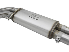 Image of aFe Power Rebel Series 3" 409 Stainless Steel Cat-Back Exhaust System (Polished Tips) For 17-19 F-150 Raptor