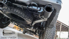 Image of Corsa Performance Dual-Rear Exit Cat-Back Kit (Gunmetal Tips) For 17-19 F-150 Raptor