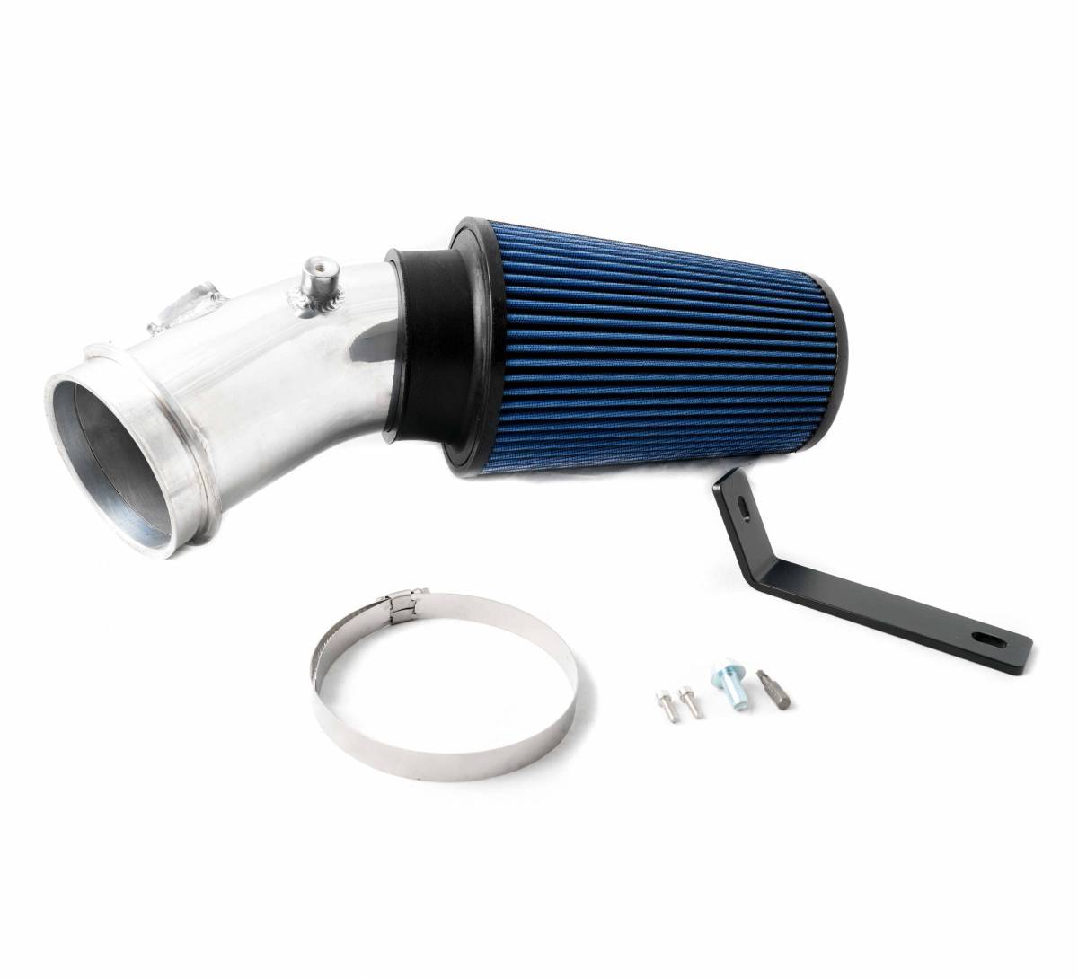 Image of Rudy's Polished Cold Air Intake Kit w/ Oiled Filter For 11-16 6.7 Powerstroke