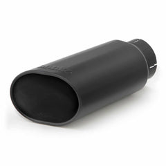 Image of Banks Power Tailpipe Tip Kit Ob Round Slash Cut Black 4 Inch Tube 5 X 6 X 14 inch