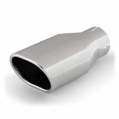 Image of Banks Power Tailpipe Tip Kit Ob Round Angle Cut Chrome 2.5 Inch Tube 3.13 X 3.75 X 9 inch