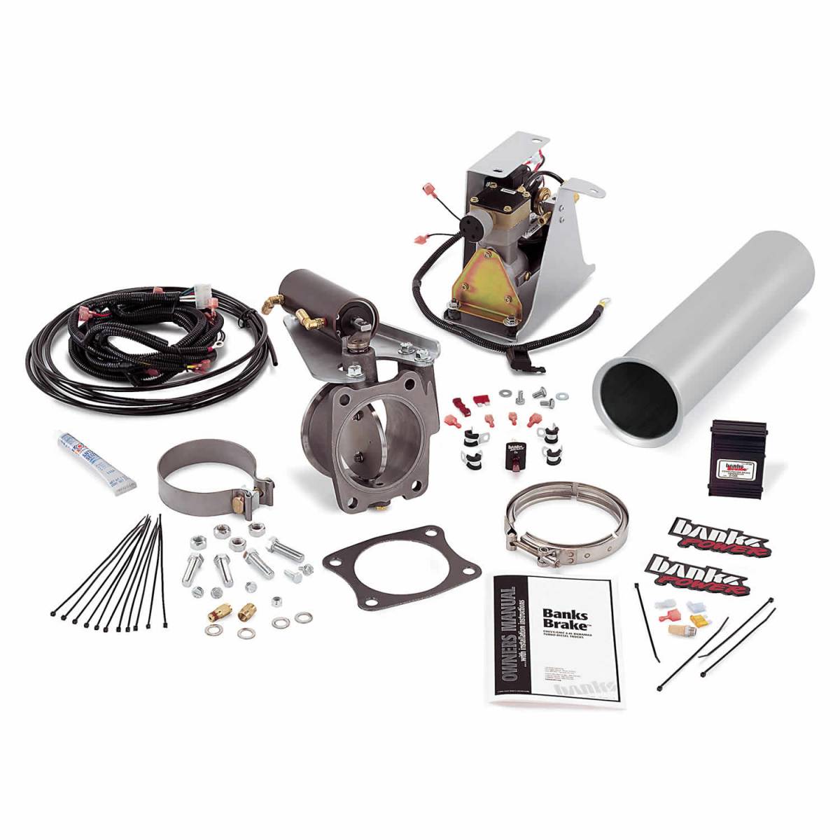 Image of Banks Power Exhaust Braking System For 01-04 6.6L Duramax With Stock Exhaust