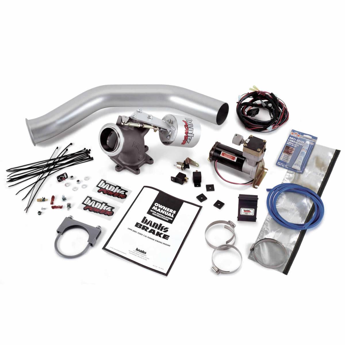 Image of Banks Power Brake Exhaust Braking System 99.5-03 Ford F-450/F-550 Super Duty 7.3L Banks Exhaust