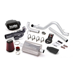 Image of Banks Power Stinger Bundle Power System W/AutoMind Single Exit Exhaust Black Tip 12-14 Jeep 3.6L Wrangler 4 Door