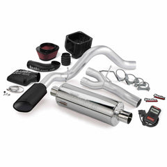 Image of Banks Power Stinger Bundle Power System W/Single Side Exit Exhaust Black Tip 10 Chevy 5.3L ECSB FFV Flex-Fuel Vehicle