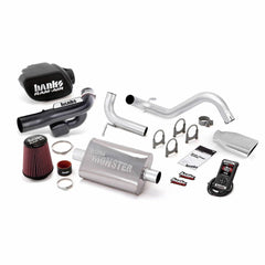 Image of Banks Power Stinger Bundle Power System W/AutoMind Single Exit Exhaust Chrome Tip 12-14 Jeep 3.6L Wrangler All 2 Door