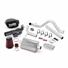 Image of Banks Power Stinger Bundle Power System No AutoMind W/Single Exit Exhaust Chrome Tip 12-18 Jeep 3.6L Wrangler JK All 4 Door