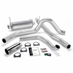 Image of Banks Power Git-Kit Bundle Power System W/Single Exit Exhaust Chrome Tip 01-03 Ford 7.3L W/Catalytic Converter