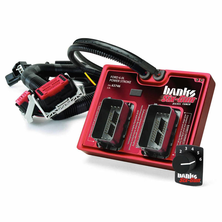 Image of Banks Power Six-Gun Diesel Tuner With Switch For 03-07 6.0L Powerstroke