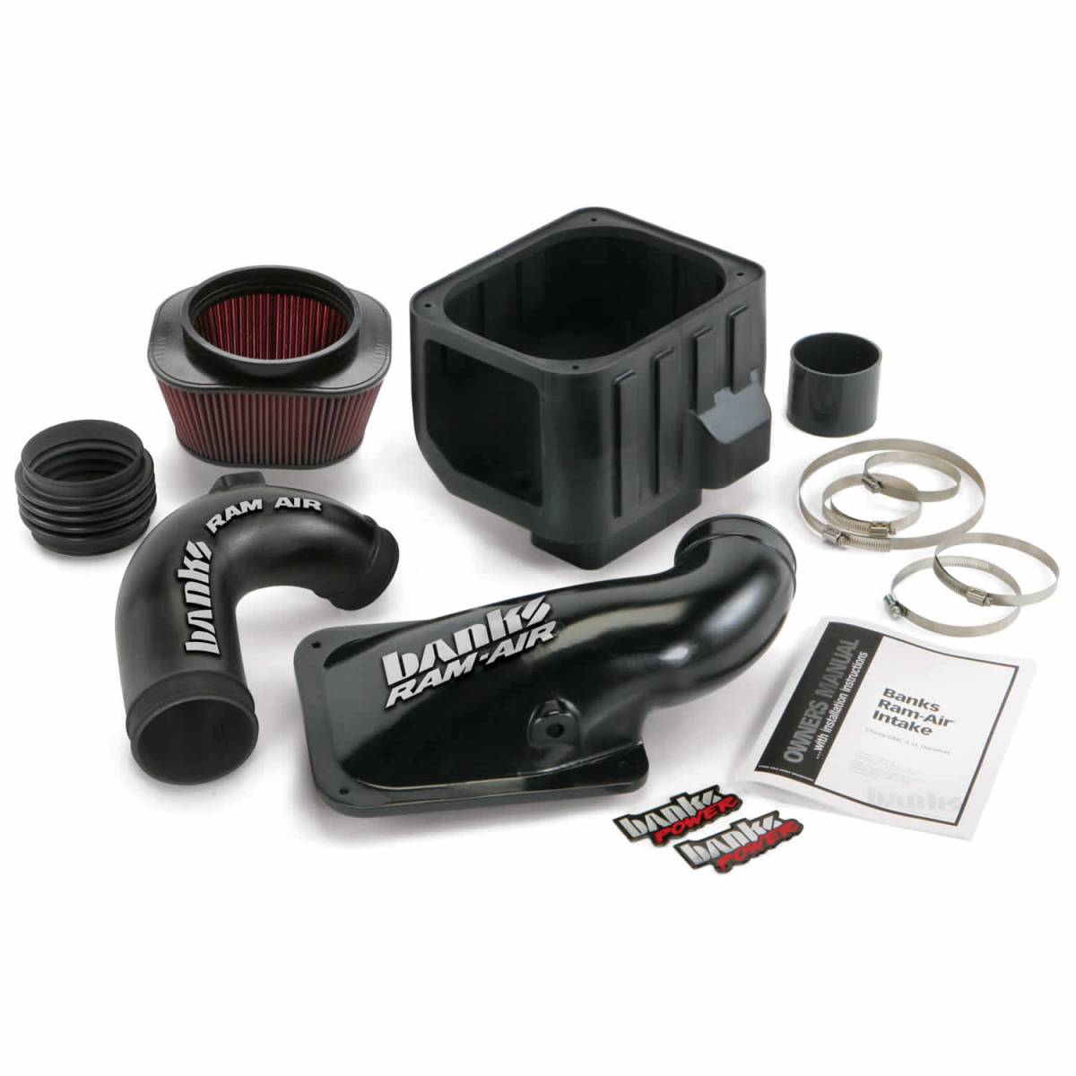 Image of Banks Power Ram-Air Cold-Air Intake System With Oiled Filter For 04-05 6.6L Duramax