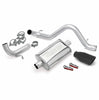 Image of Banks Power Monster Exhaust System Single Exit Black Ob Round Tip 12-18 Jeep 3.6L Wrangler JK 2 Door