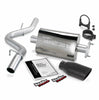 Image of Banks Power Monster Exhaust System Single Exit With Black Tip For 04-06 Jeep 4.0L Wrangler