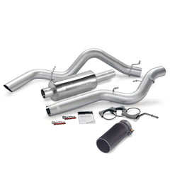 Image of Banks Power Monster Exhaust System Single Exit Black Round Tip 06-07 Chevy 6.6L ECSB