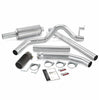 Image of Banks Power Monster Exhaust System Single Exit Black Round Tip 98-02 Dodge 5.9L Standard Cab