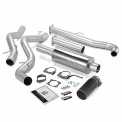 Image of Banks Power Monster Exhaust System Single Exit Black Tip 01-04 Chevy 6.6L SCLB