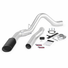 Image of Banks Power Monster Exhaust System Single Exit Black Tip 11-14 Chevy 6.6L LML ECLB-CCLB to