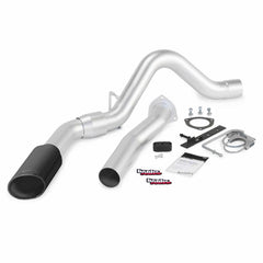 Image of Banks Power Monster Exhaust System Single Exit With Black Tip For 07-10 6.6L Duramax