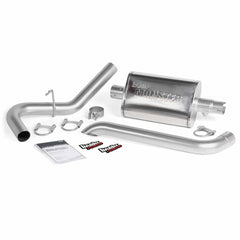 Image of Banks Power Monster Exhaust System Single Exit Turndown 87-01 Jeep 4.0L Cherokee