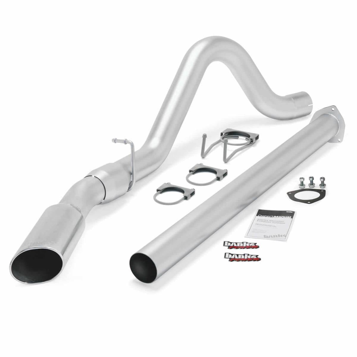 Image of Banks Power Monster Exhaust System Single Exit Chrome Tip 15-16 F250/F350/450 CCSB-CCLB