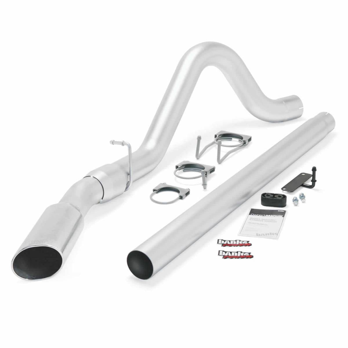 Image of Banks Power Monster Exhaust System Single Exit Chrome Tip 08-10 Ford 6.4L ECSB-CCSB to