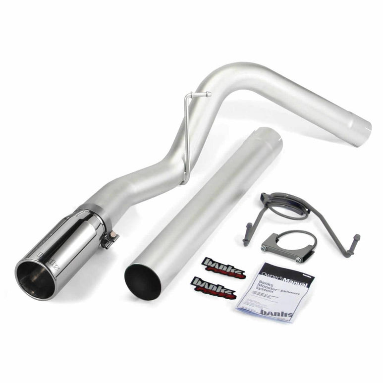 Image of Banks Power Monster Exhaust System Single Exit Chrome Tip 07-13 Dodge/Ram 6.7L SCLB-MCSB
