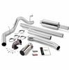 Image of Banks Power Monster Exhaust System W/Power Elbow Single Exit Chrome Round Tip 98-02 Dodge 5.9L Extended Bed