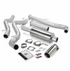 Image of Banks Power Monster Exhaust System Single Exit Chrome Tip 01-04 Chevy 6.6L SCLB