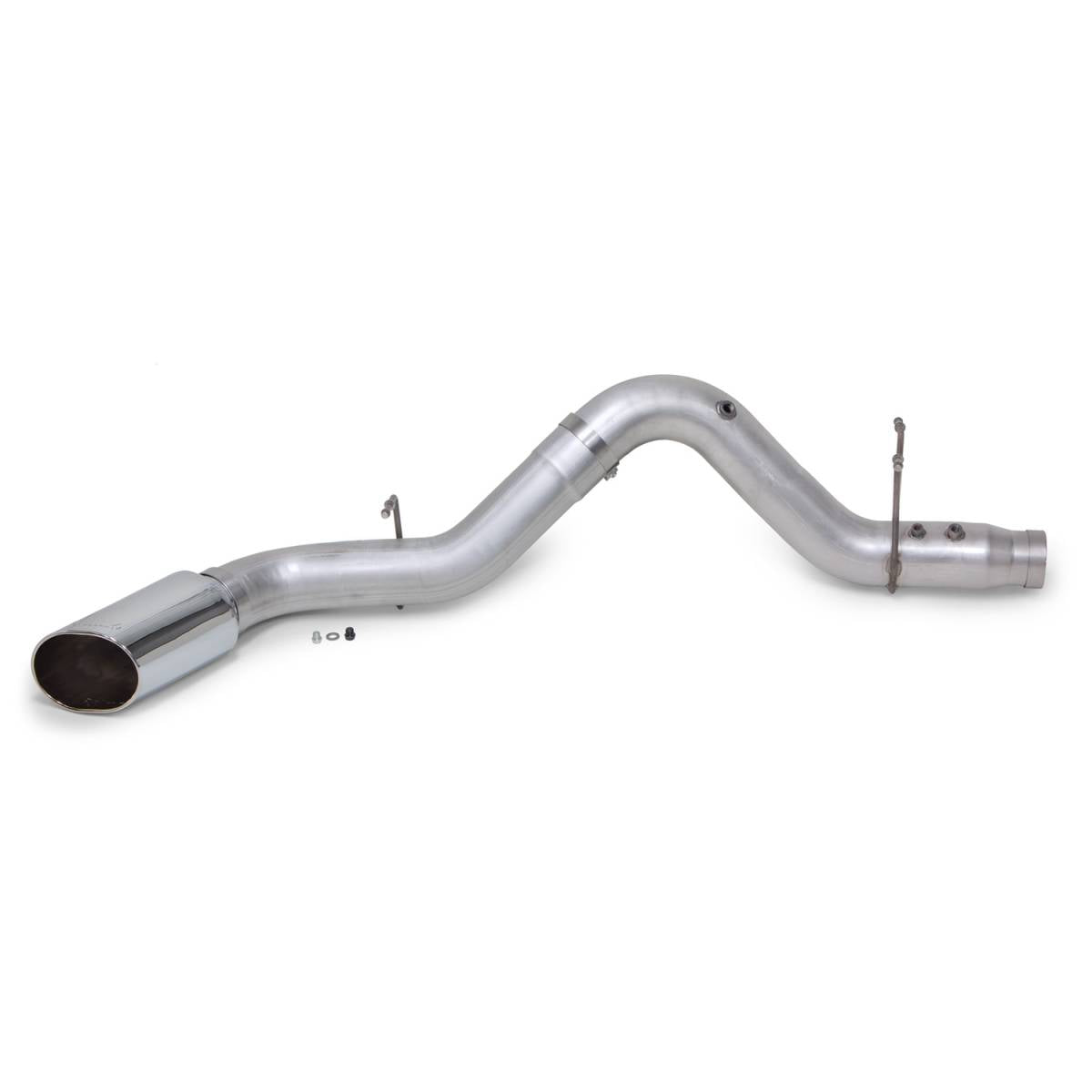 Image of Banks Power Monster Exhaust System 5-inch Single Exit Chrome Tip 2017-2019 Chevy/GMC 2500/3500 Duramax 6.6L L5P