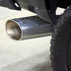 Image of Banks Power Monster Exhaust System 5-inch Single Exit Chrome Tip 2017-2019 Chevy/GMC 2500/3500 Duramax 6.6L L5P