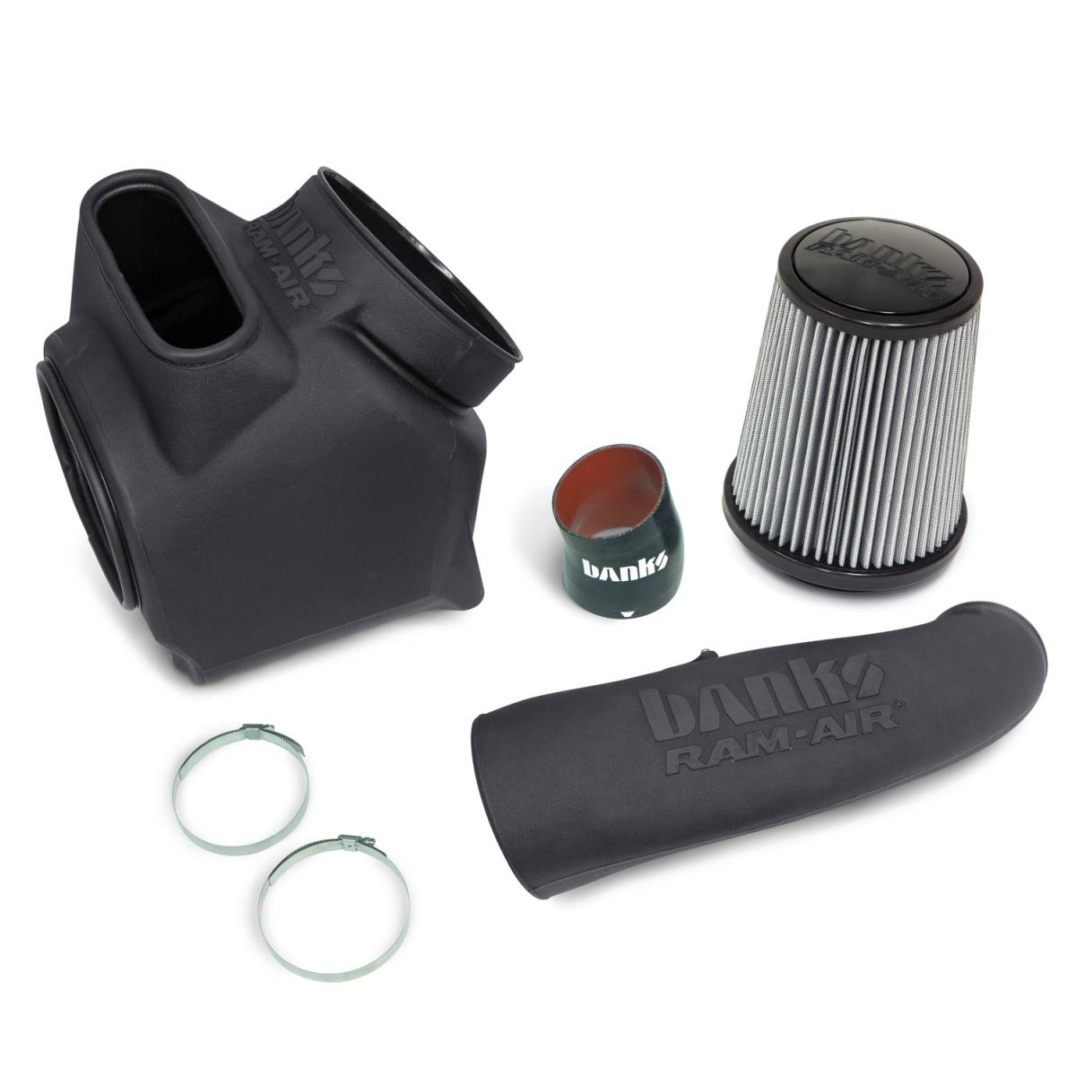 Image of Banks Power Ram-Air Cold-Air Intake System With Dry Filter For 17-19 6.6L Duramax