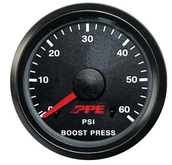 Image of PPE Turbo Boost Pressure Gauge w/ Tubing Kit