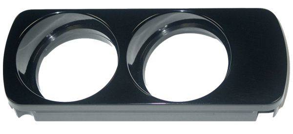 Image of PPE Overhead Gauge Mount - Black w/o Switches For 01-07 6.6 Duramax