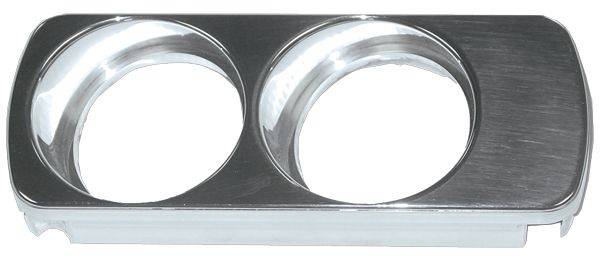 Image of PPE Overhead Gauge Mount - Brushed Aluminum w/o Switches For 01-07 6.6 Duramax