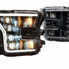 Image of Morimoto XB LED Plug & Play Headlight Assemblies (White DRL) w/ Fog Lights For 17-19 F-150 Raptor / 15-17 F-150